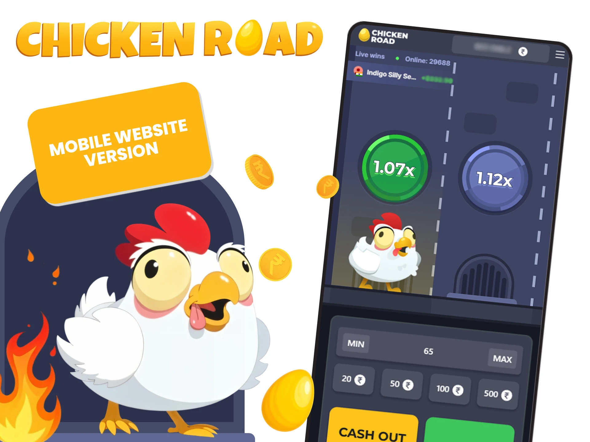 Try playing Chicken Road Mobile Website.