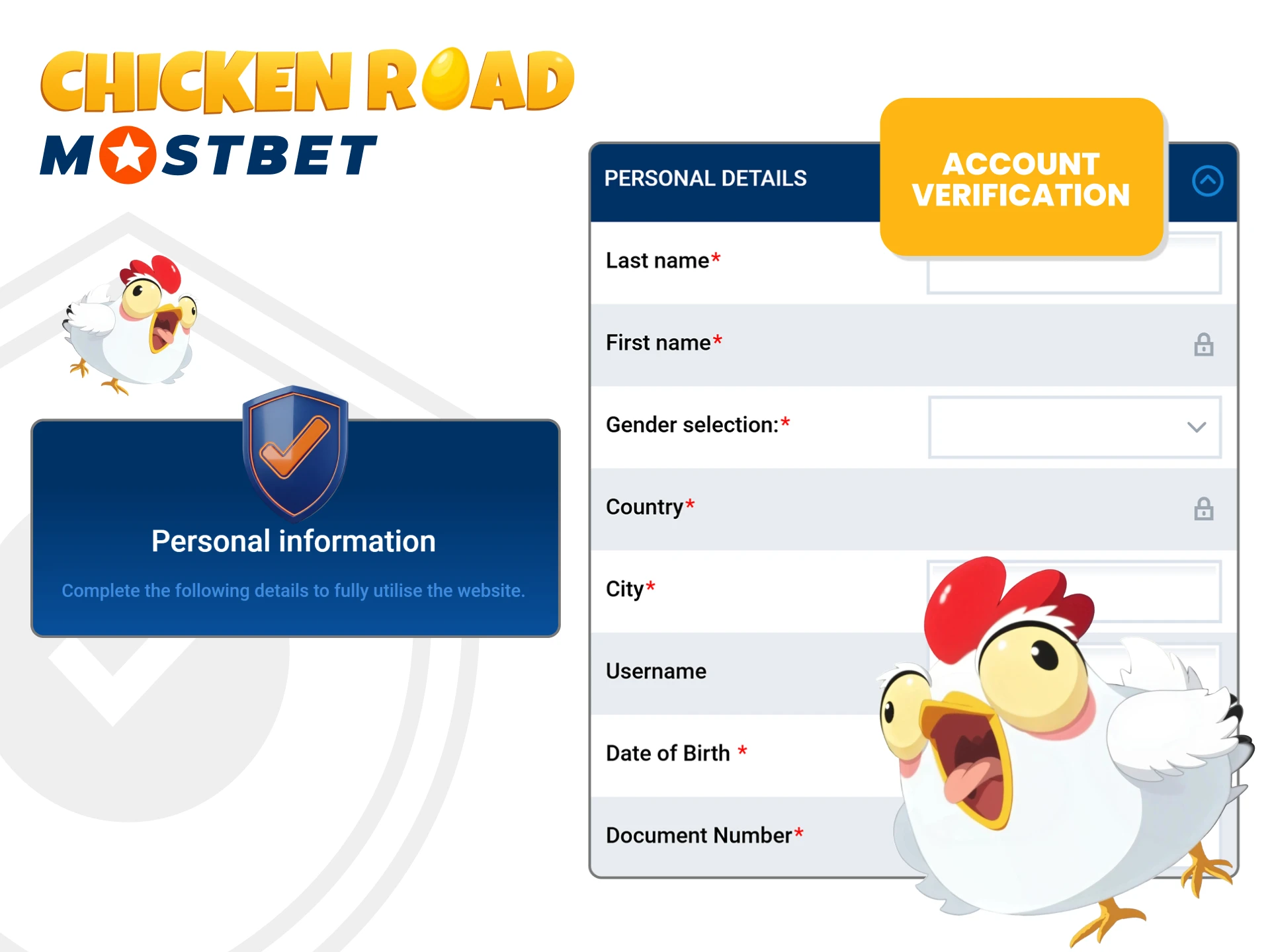 Protect your account with Mostbet's verification process.