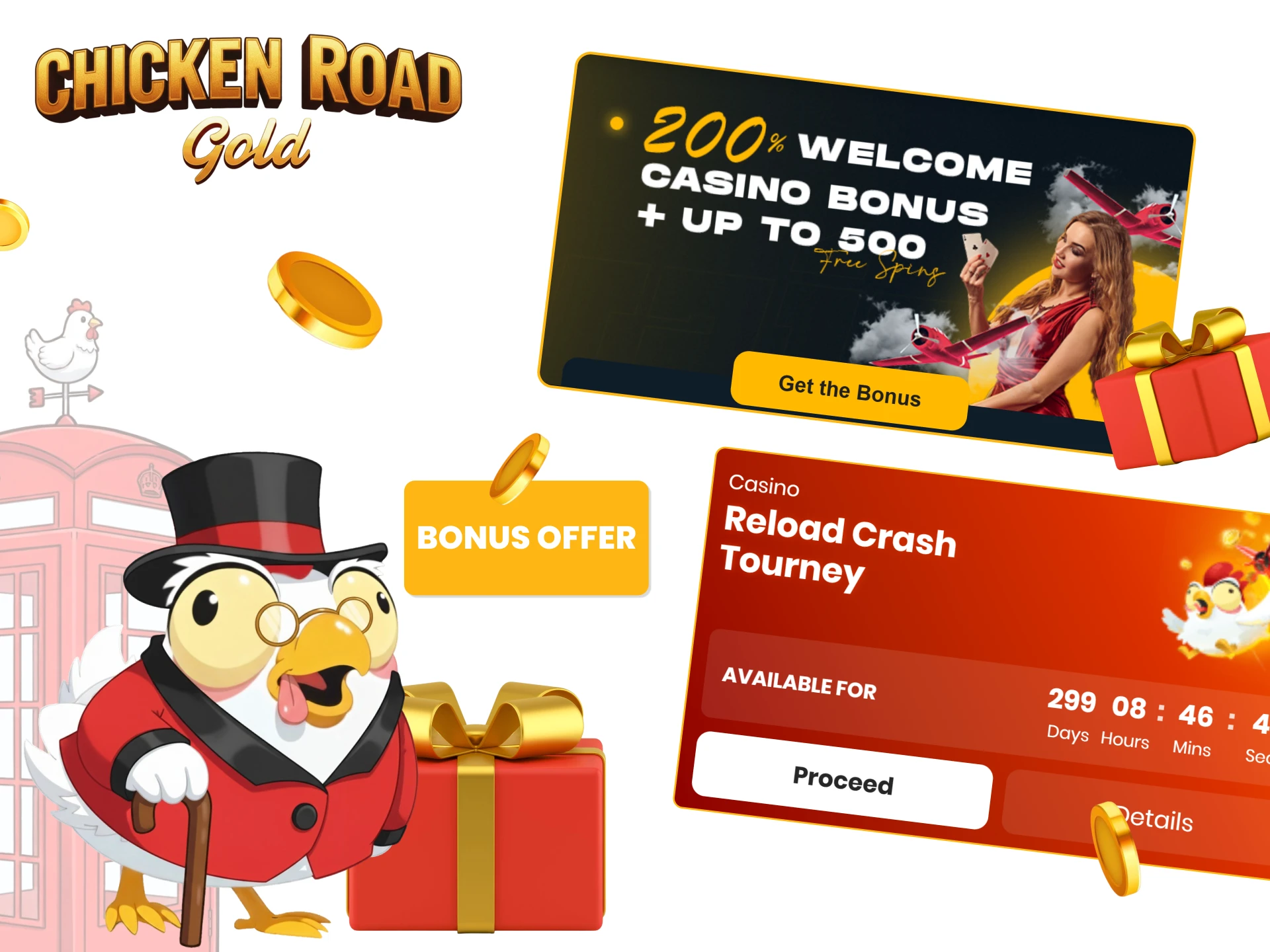 Unlock Chicken Road Gold Bonus Offer with Free Spins and Rewards.