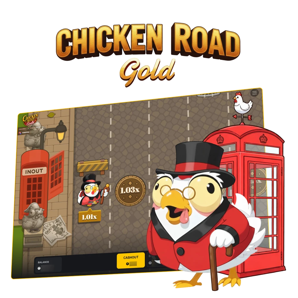 Play Chicken Road Gold Game Online in India.