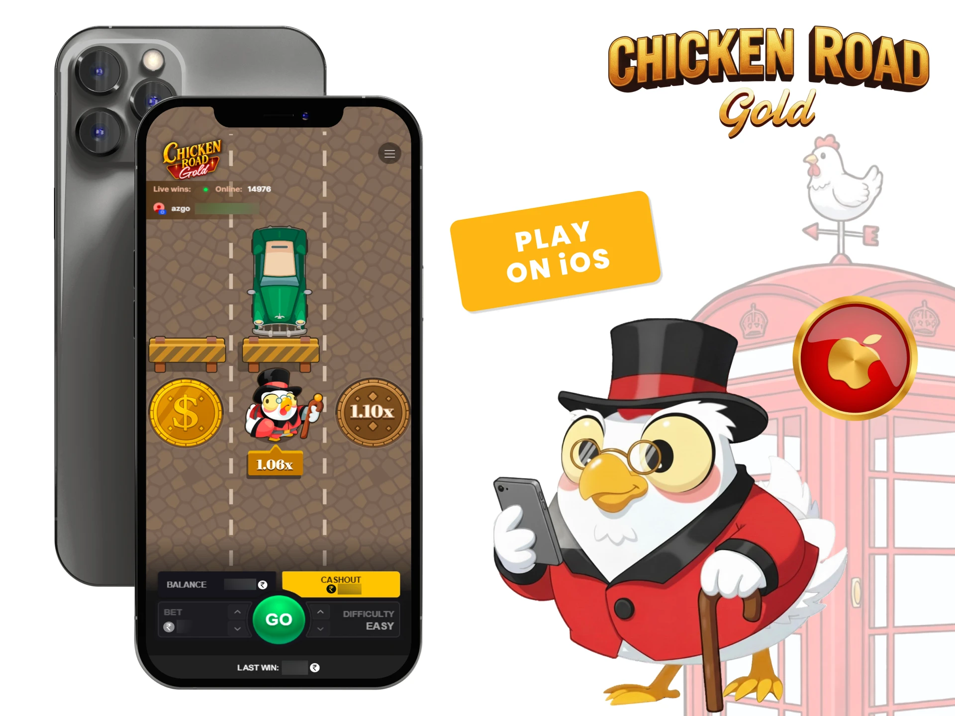 Install Chicken Road Gold on iOS for Online Casino Play and Enjoy Free Spins.